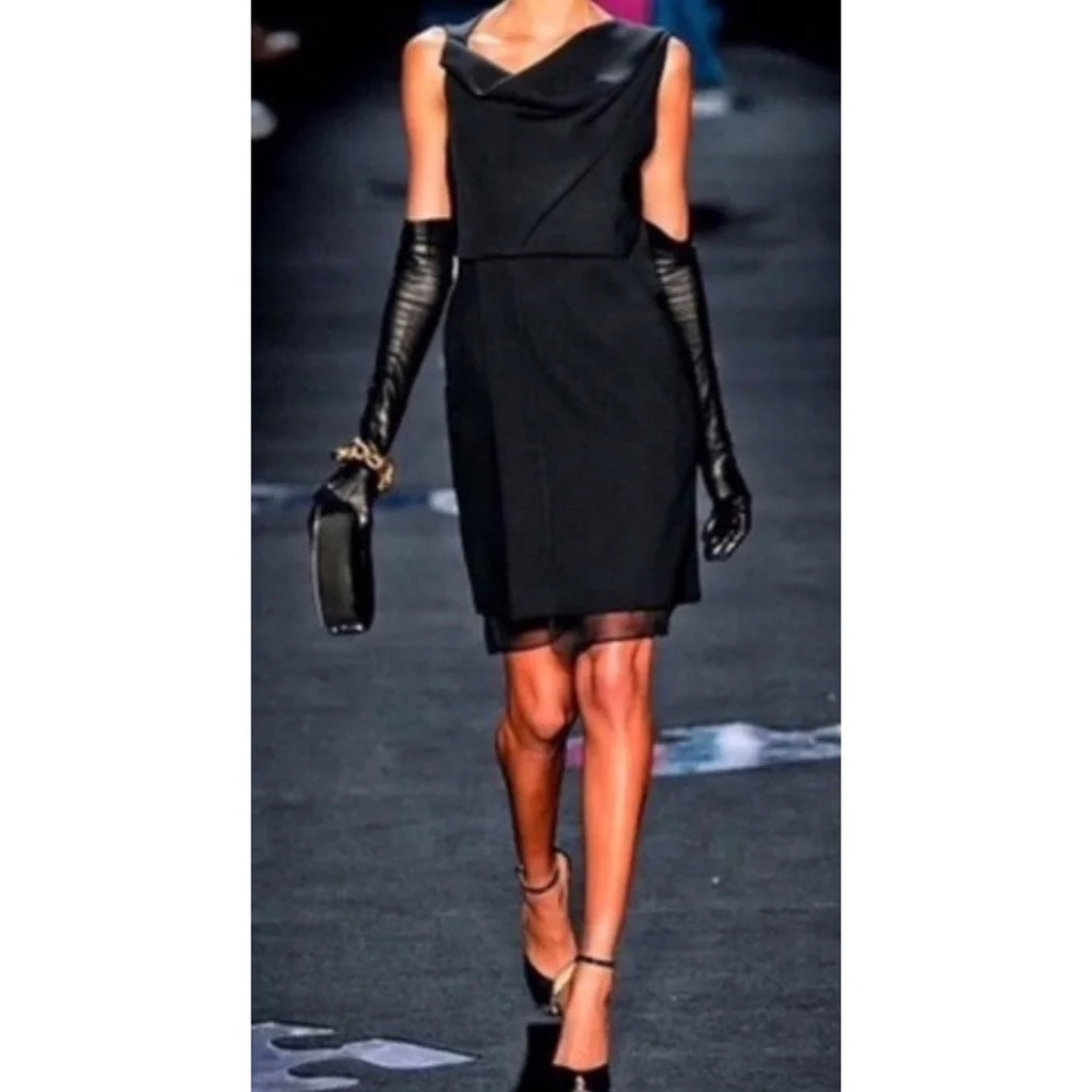 Diane Von Furstenberg Rendevous Dress Black Sz 6